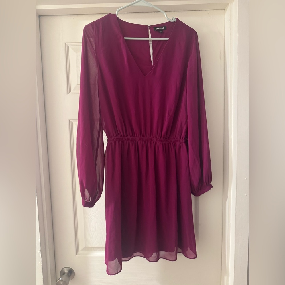 Express long sleeve dress